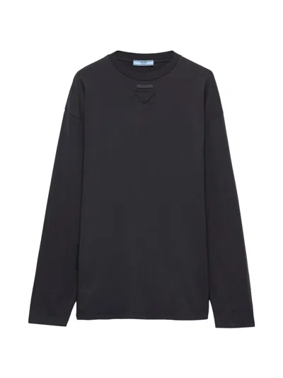 PRADA WOMEN'S JERSEY T-SHIRT