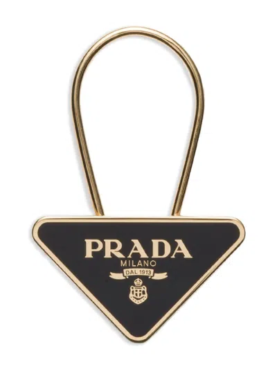 Prada Women Lacquered Keyring In Multicolor