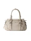 Prada Women's Large Leather Tote Bag In Brown