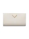 Prada Women's Large Saffiano Leather Wallet In Pink