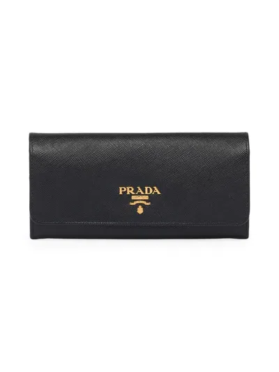 Prada Women's Large Saffiano Leather Wallet In Multi