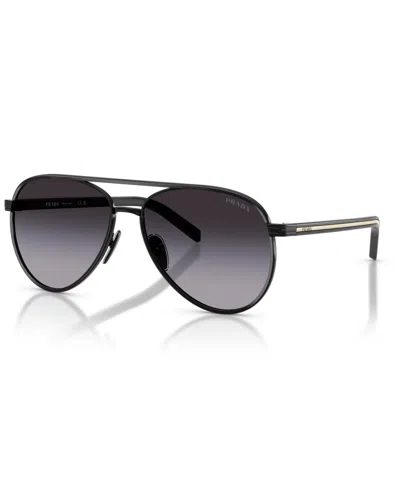 PRADA WOMEN'S LARGE SUNGLASSES, PR B57S