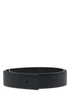 Prada Black Leather Belt