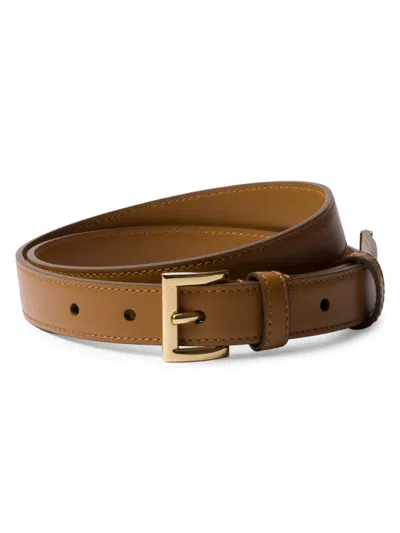 PRADA WOMEN'S LEATHER BELT