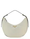 Prada Shoulder Bag With Adjustable Strap And Curved Silhouette