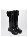 Prada Women's Leather Boot With Pouch