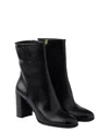 Prada Stiefeletten Aus Leder In Black