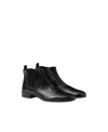 Prada Ankle Boots Elastic Side Panels Design In Black