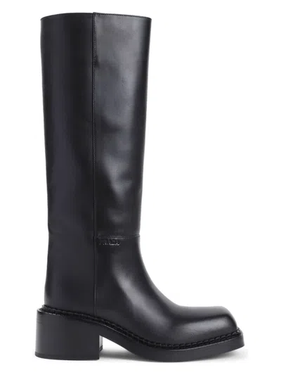 PRADA WOMEN'S LEATHER BOOTS