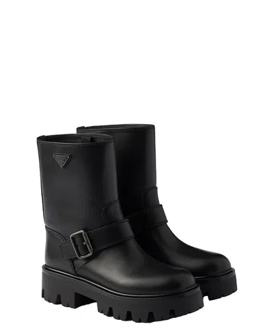PRADA WOMEN'S LEATHER BOOTS