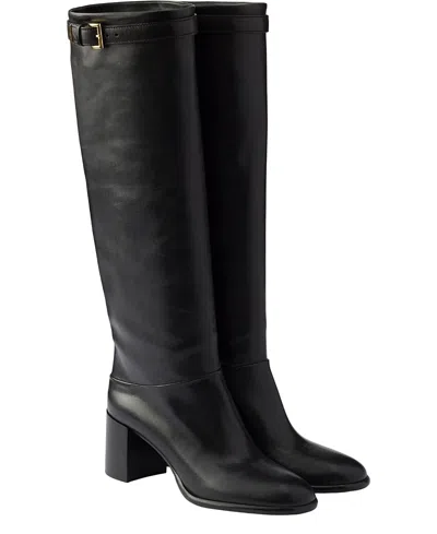 PRADA WOMEN'S LEATHER BOOTS