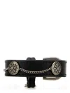 Prada Bracciale In Pelle Nera  Donna