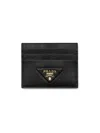 Prada Women's Leather Card Holder In Multi