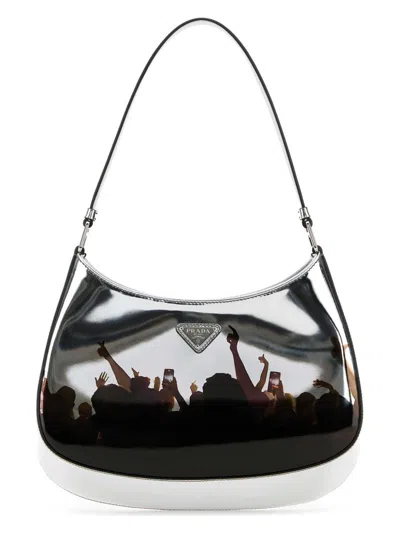 PRADA WOMEN'S LEATHER CLEO SHOULDER BAG