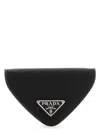 Prada Black Leather Coin Purse