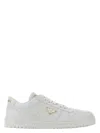 Prada Leather Sneakers In White