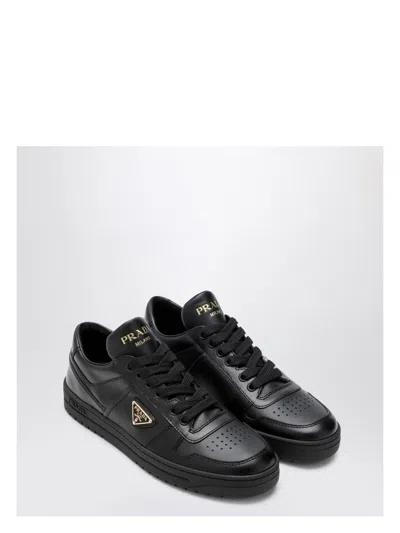 PRADA WOMEN'S LEATHER DOWNTOWN SNEAKERS