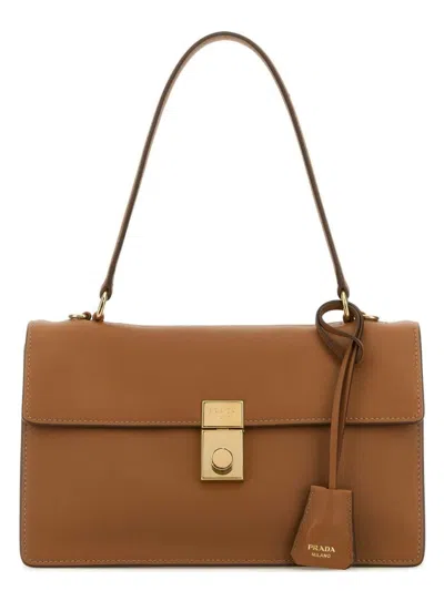 PRADA WOMEN'S LEATHER HANDBAG