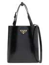 Prada Triangle Logo-plaque Bucket Bag