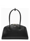 Prada Zipper Shoulder Bag In Black