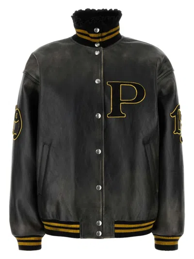 PRADA WOMEN'S LEATHER JACKET