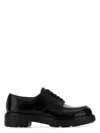 Prada Monolith Brushed Leather Lace-up Shoes