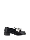 Prada Brushed Leather Loafers