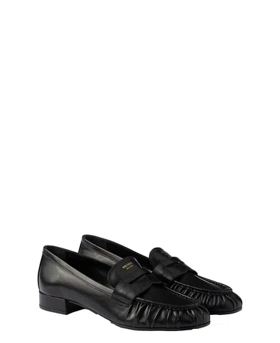 PRADA WOMEN'S LEATHER LOAFERS