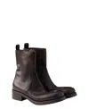 Prada Leather Mid-calf Boots In Multi