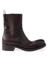 Prada Leather Mid-calf Boots In Multi