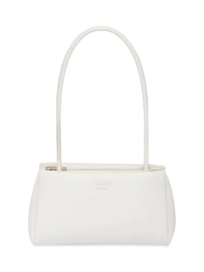 Prada Women's Leather Mini Bag In White
