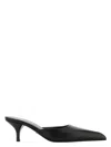 Prada Mule With Stiletto Heel And Pointed Toe In Black