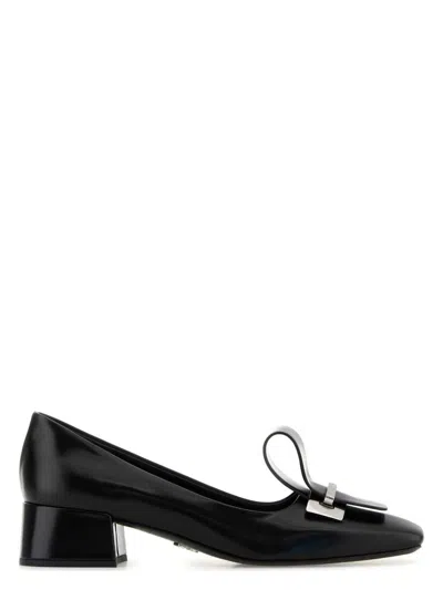 PRADA WOMEN'S LEATHER PUMPS
