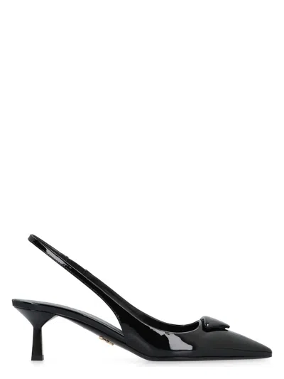 PRADA WOMEN'S LEATHER PUMPS