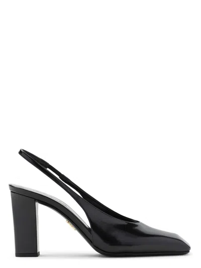 PRADA WOMEN'S LEATHER PUMPS