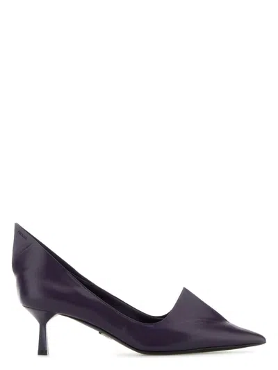 PRADA WOMEN'S LEATHER PUMPS