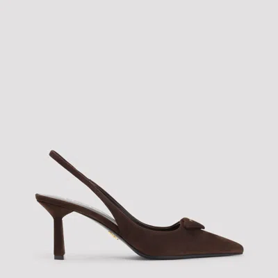 PRADA PRADA WOMEN'S LEATHER PUMPS WITH 8CM HEEL, FW26
