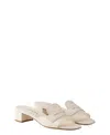 Prada Leather Sandals In Animal Print
