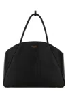 Prada Black Leather Shopping Bag