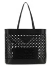Prada Large Perforated Leather Tote Bag