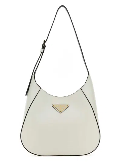 PRADA WOMEN'S LEATHER SHOULDER BAG