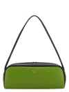 Prada Borsa A Spalla In Pelle Verde Donna