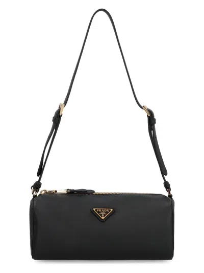 PRADA WOMEN'S LEATHER SHOULDER BAG