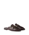 Prada Slipper Aus Leder In Brown
