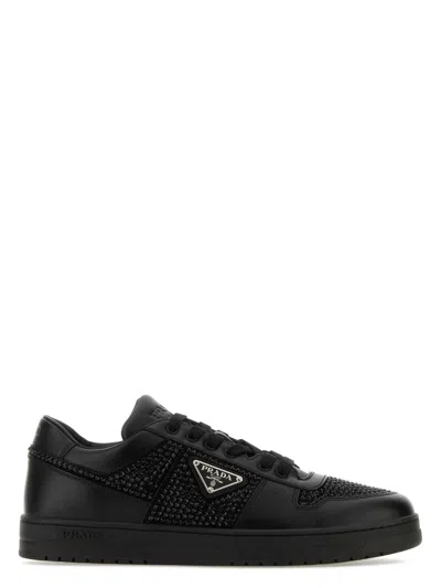 PRADA WOMEN'S LEATHER SNEAKERS