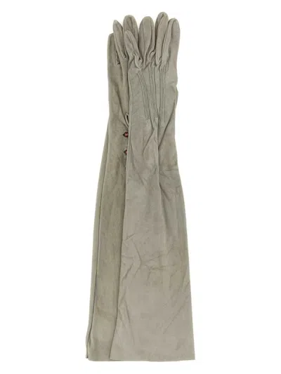 PRADA WOMEN'S LIGH SUEDE LONG GLOVES