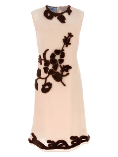 PRADA WOMEN'S LIGHT GEORGETTE DRESS