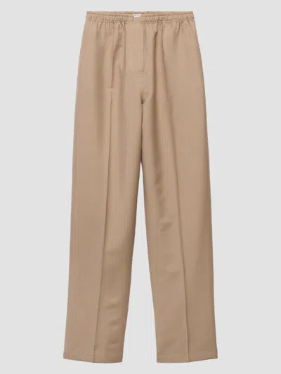 Prada Light Mohair Pants In Brown