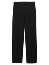 Prada Light Wool Pants In Black