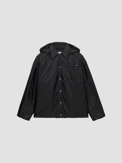 PRADA WOMEN'S LIGHTWEIGHT NYLON BLOUSON JACKET